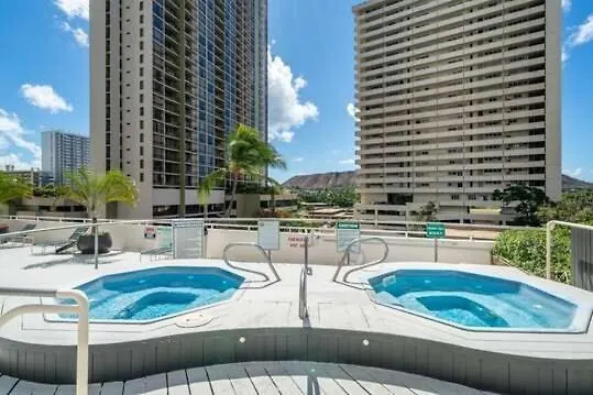 Sleek & Modern 32Nd Floor Condo At The Waikiki Banyan - Free Parking! Condo Honolulu 0*,